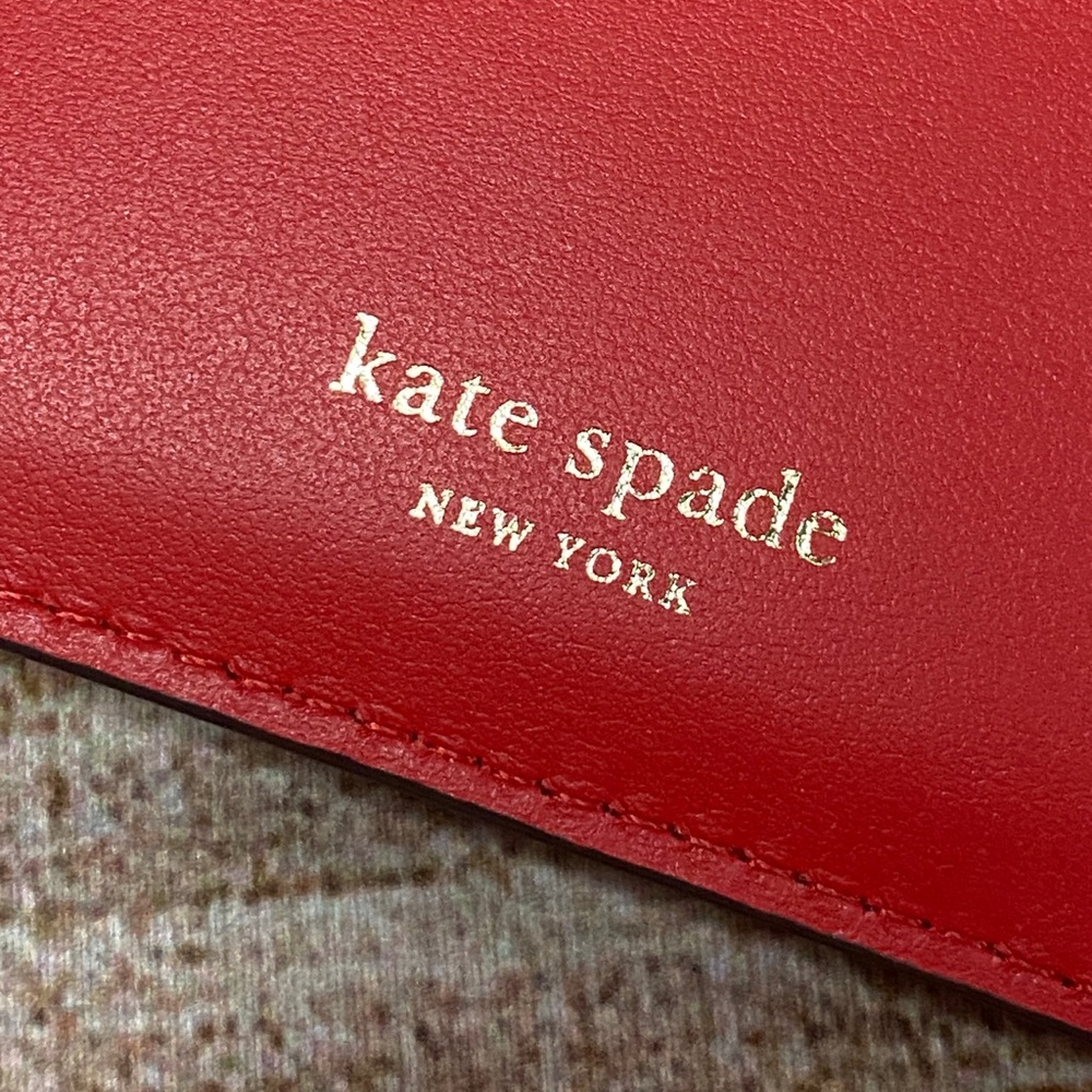 Kate Spade NWT “Tiny Elephant” Red Card Holder - Picture 5 of 11